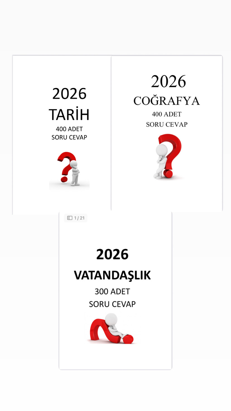 2026 KPSS/AGS Soru Cevap Set