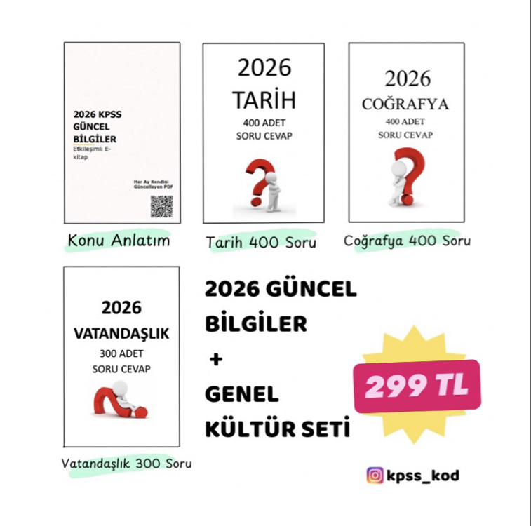 Genel Kültür + Güncel Bilgi Set