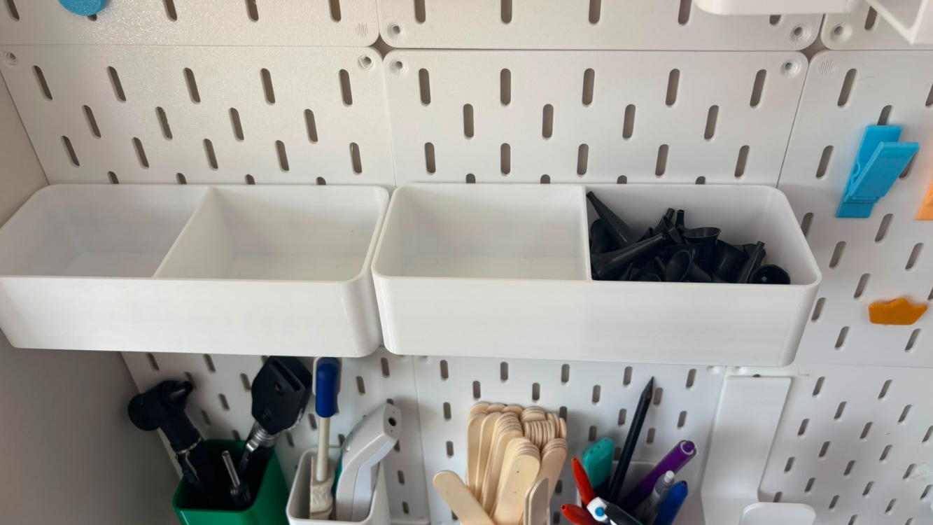 Duvar Panosu İkili Organizer Sepet