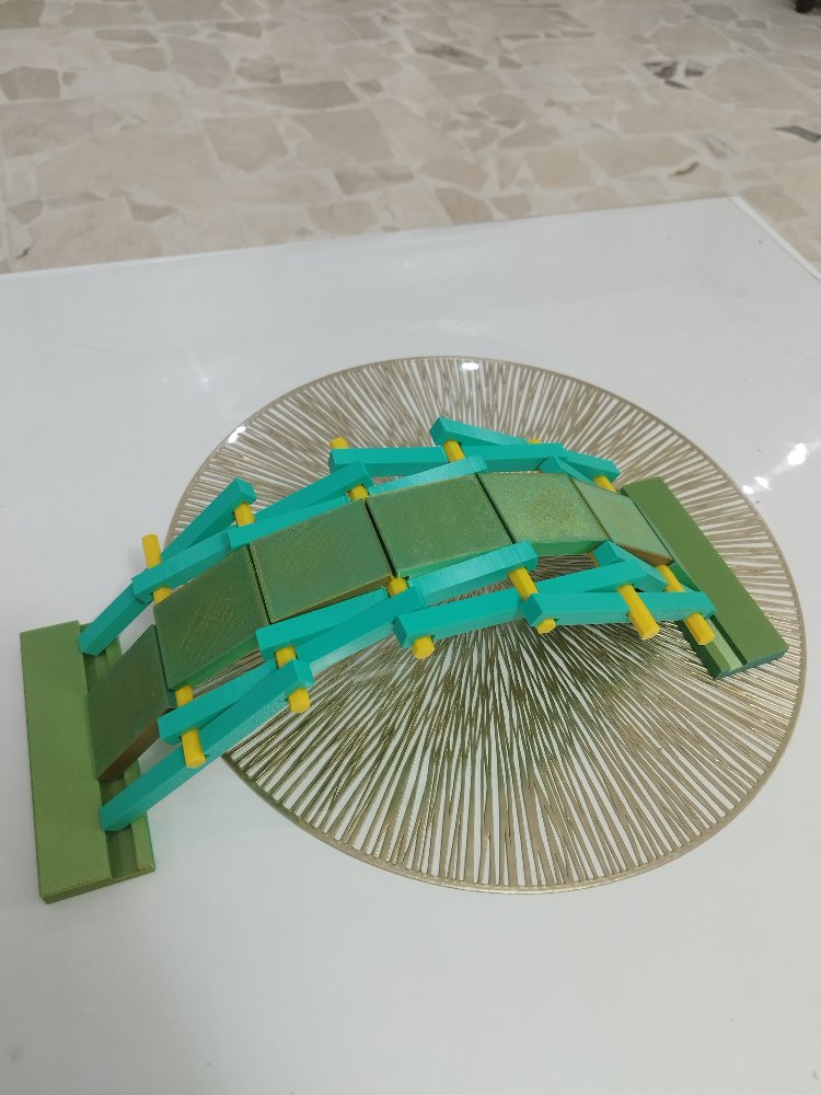 Da Vinci Köprüsü Maketi Vidasız 3D Baskı Yeni