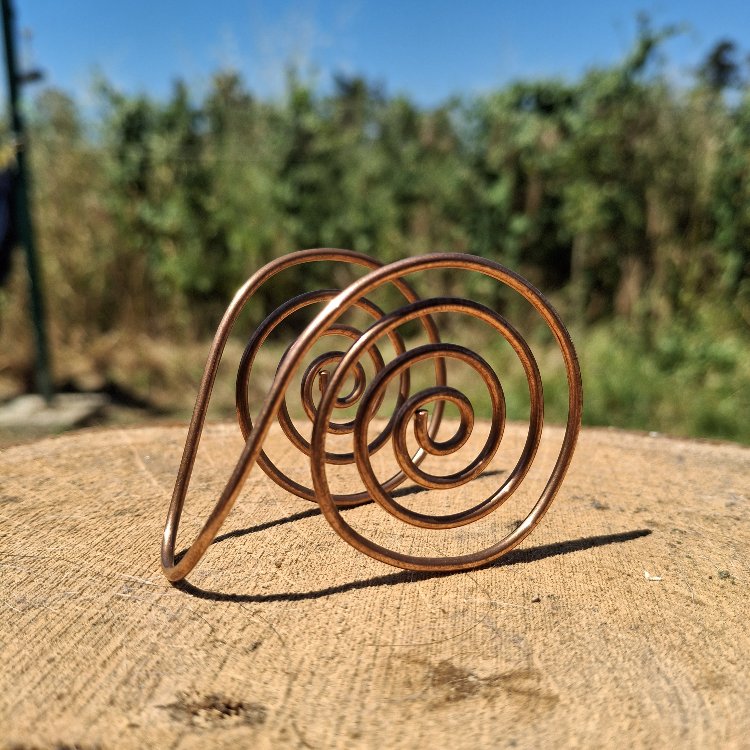 PH200 Bakır Spiral El Takısı