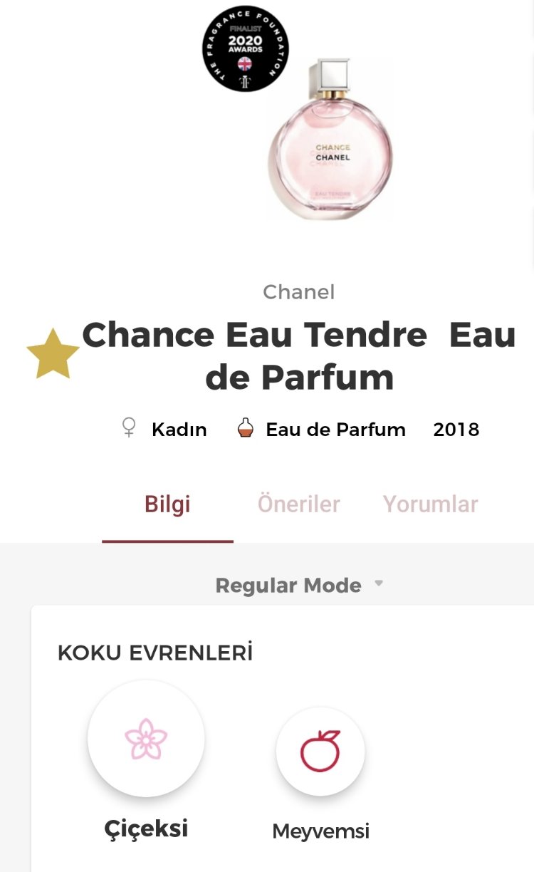 Chanel Chance Eau Tendre Edp Kadın Parfümü 100ml 