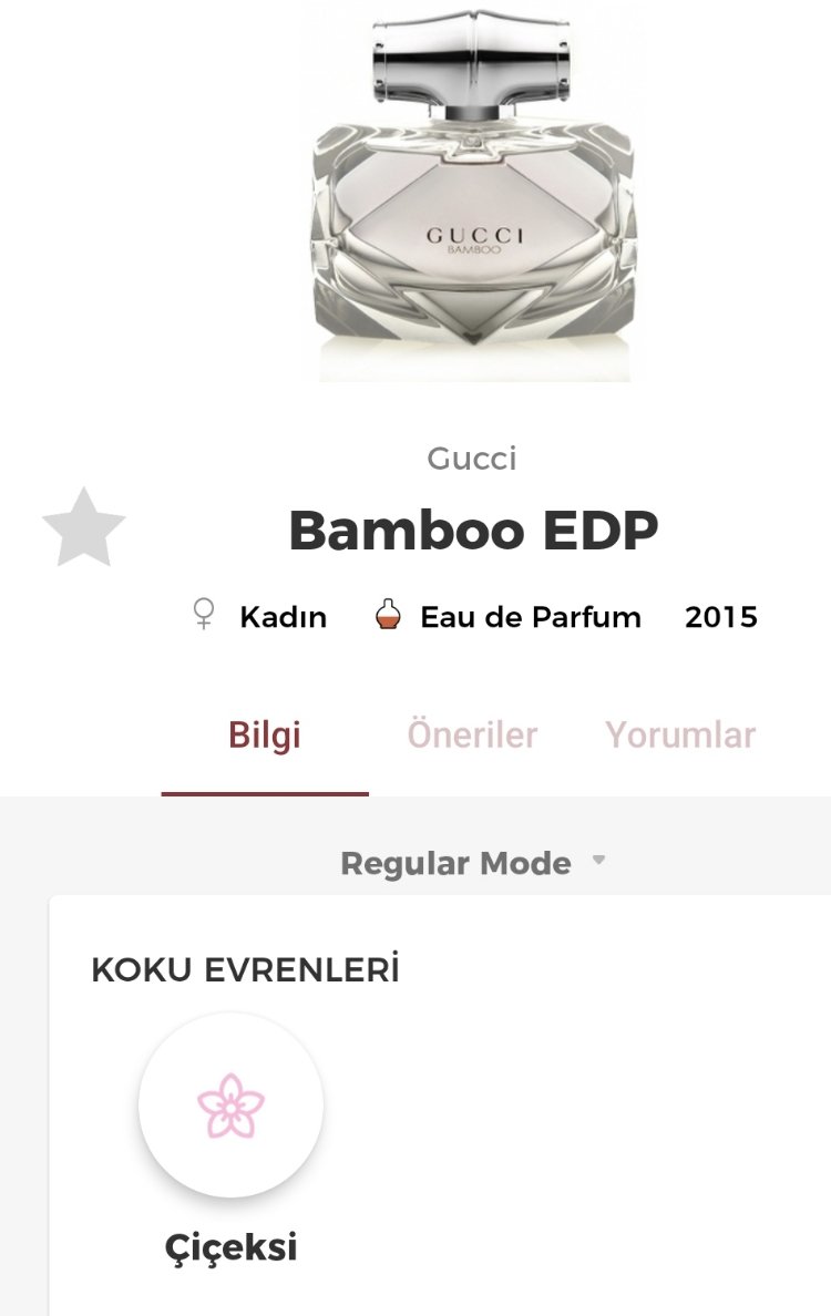 Gucci Bamboo Edp Kadın Parfümü 75ml