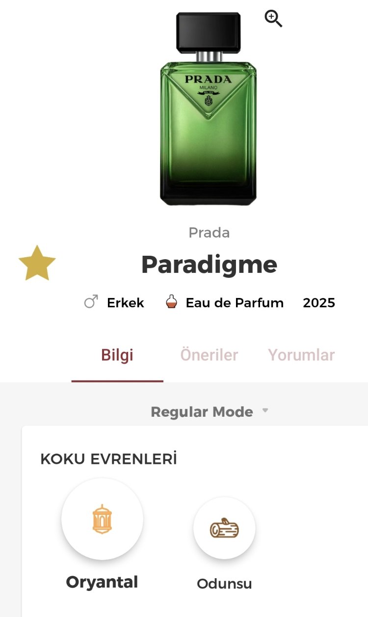 Prada Paradigme Edp Erkek Parfümü 100ml