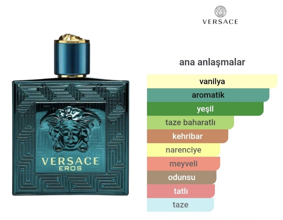Versace Eros Erkek Parfümü Edp 100ml