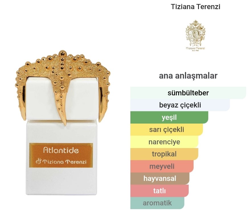 Tiziana Terenzi Sea Stars Atlantide Unisex Parfüm 100ml
