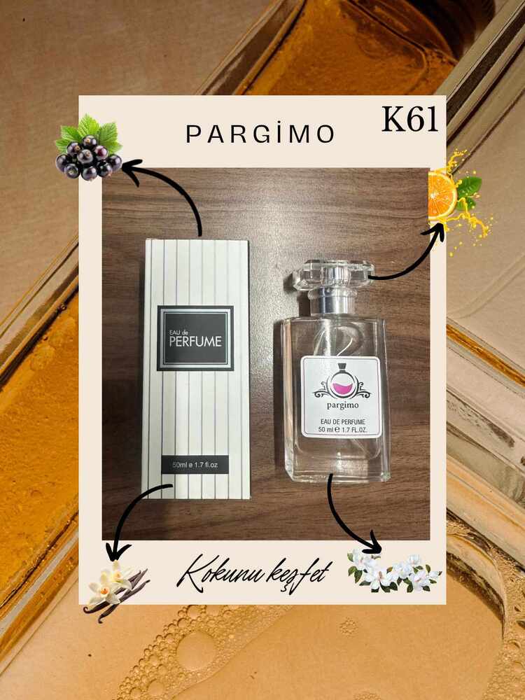 Pargimo K-61 Kadın Parfümü 50ml (Burberry Her Edp)