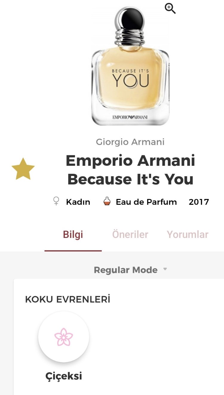 Emporio Armani Becauste İt's You Kadın Parfümü Edp 100ml