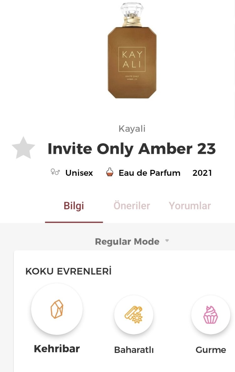 Kayali İnvite Only Amber | 23 Edp Unisex 100ml