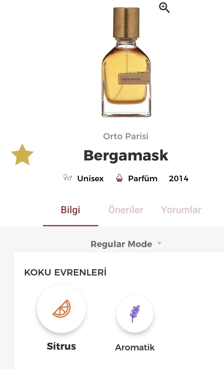 Orto Parisi Bergamask Unisex Parfüm 50ml