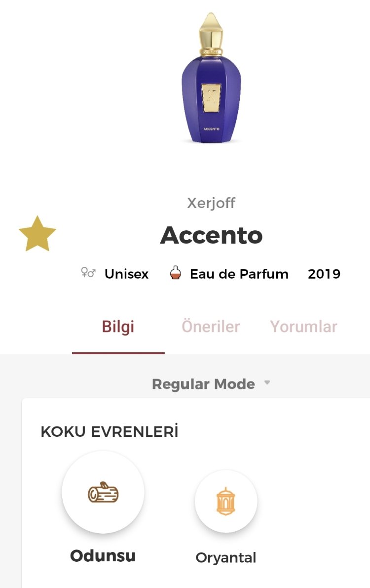 Xerjoff Accento Edp Unisex 100ml