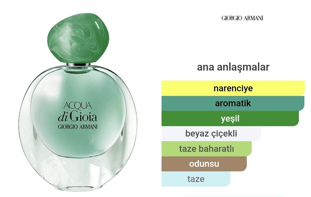 Giorgio Armani Acqua Di Gioia Kadın Parfümü Edp 100ml