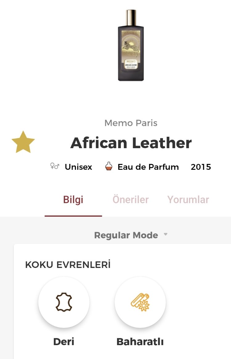 Memo African Leather Edp Unisex 75ml