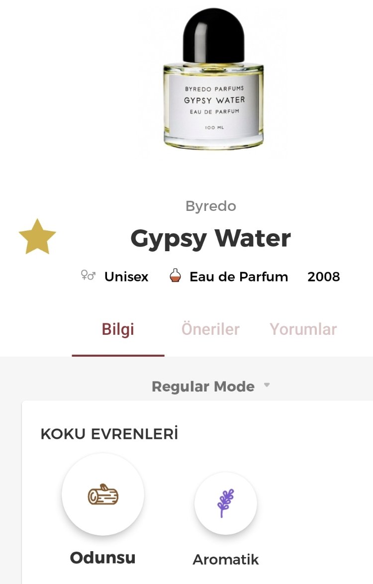 Byredo Gypsy Water Edp Unisex Parfüm 100ml