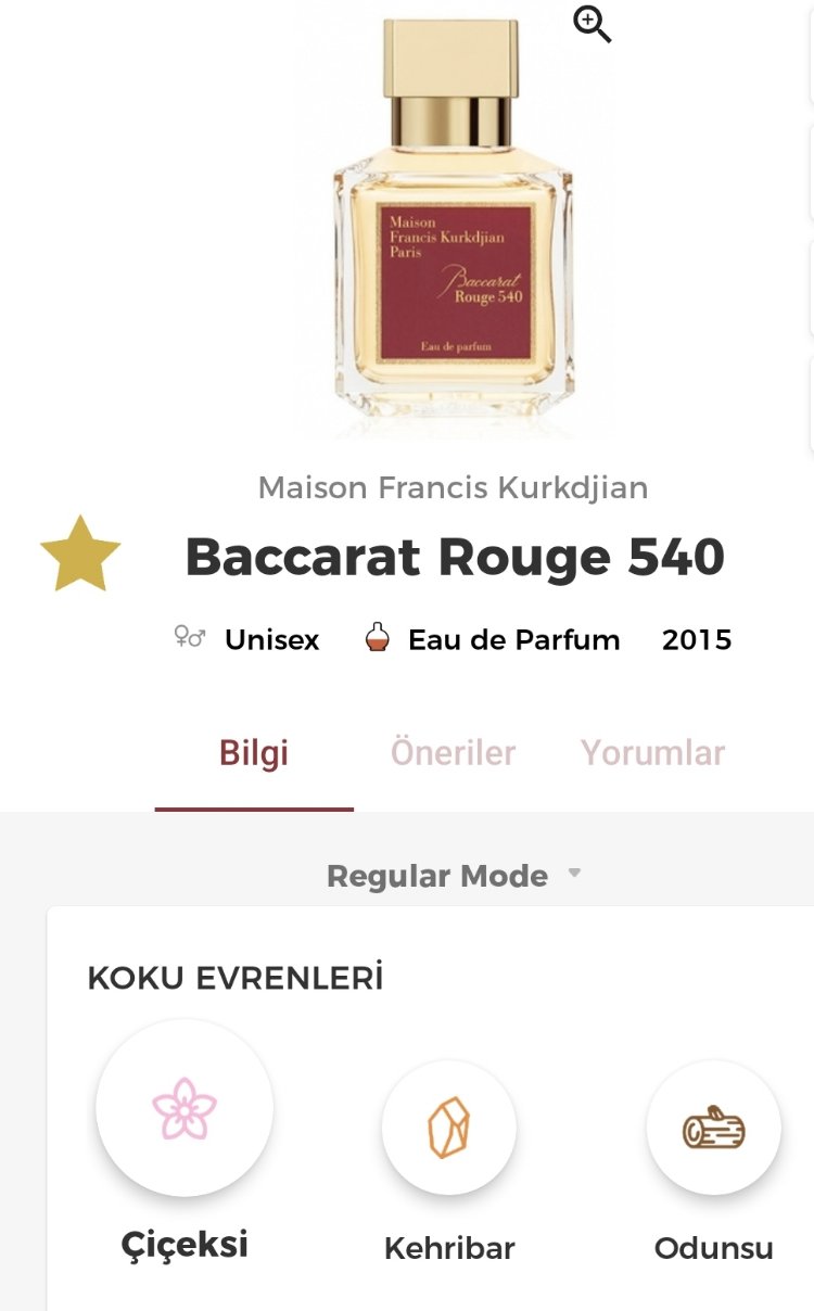 Baccarat Rouge 540 Maison Francis Kurkdjian Edp 70ml