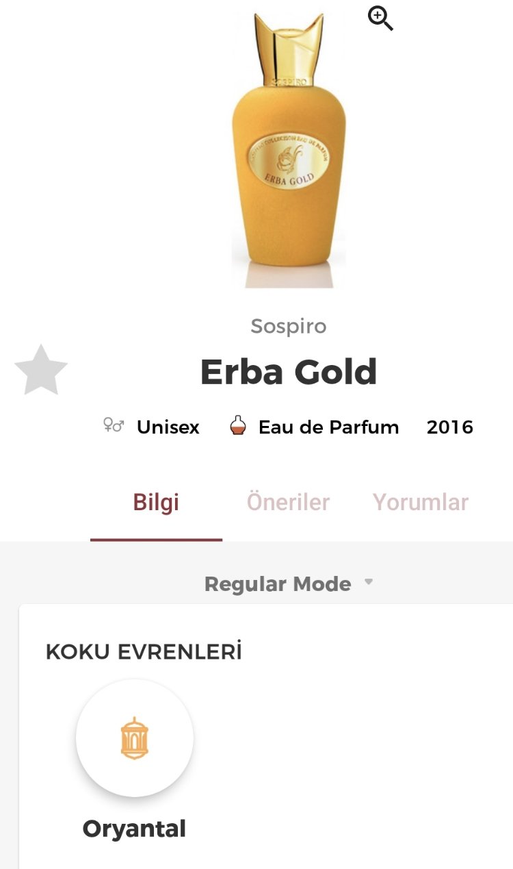 Sospiro Erba Gold Edp Unisex 100ml