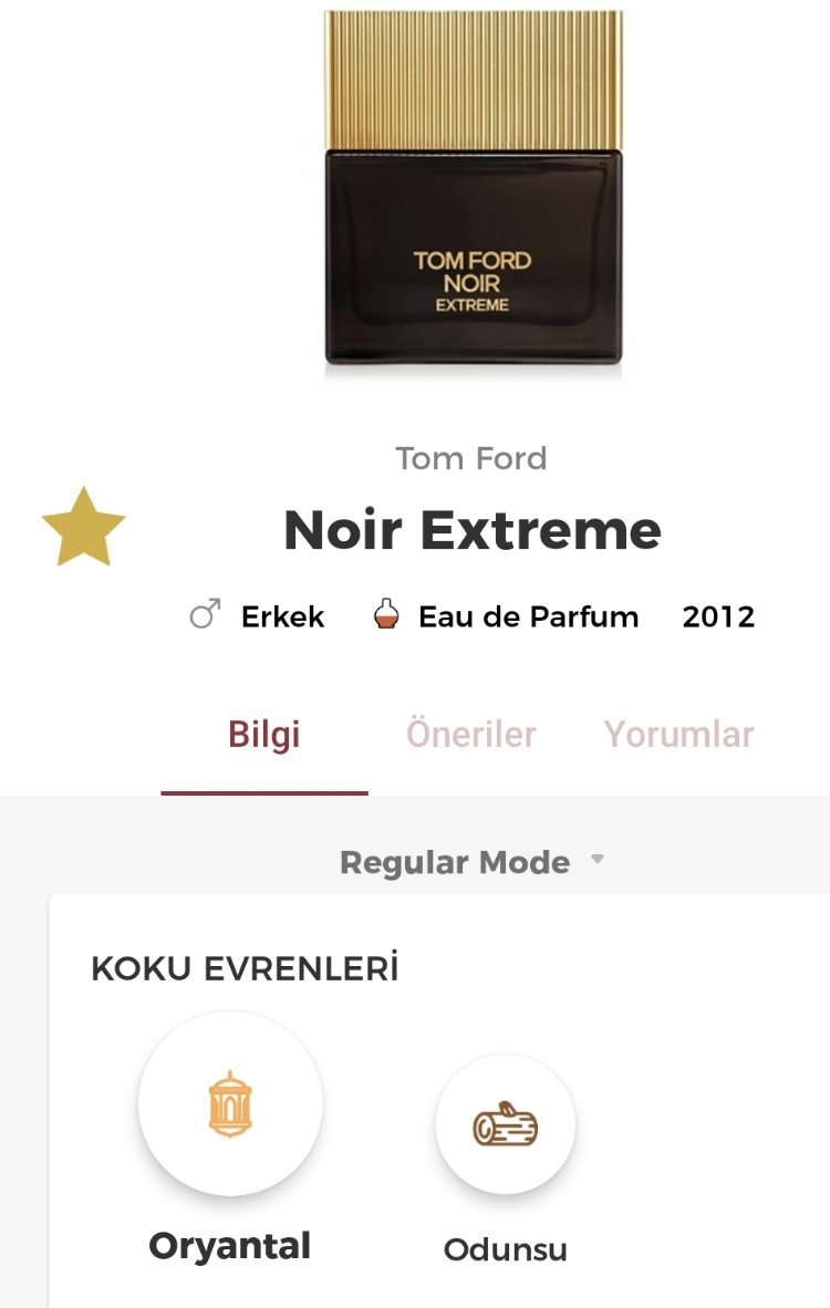 Tom Ford Noir Extreme Erkek Parfümü Edp 100ml