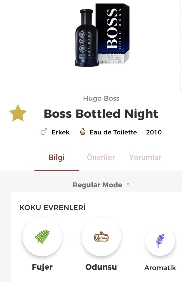 Hugo Boss Bottled Night Erkek Parfümü Edt 100ml