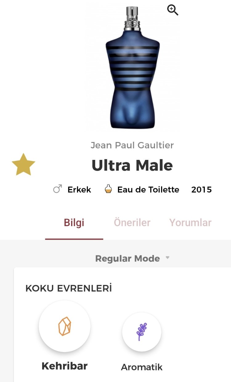 Jean Paul Gaultier Ultra Male Edt Erkek Parfümü 125ml