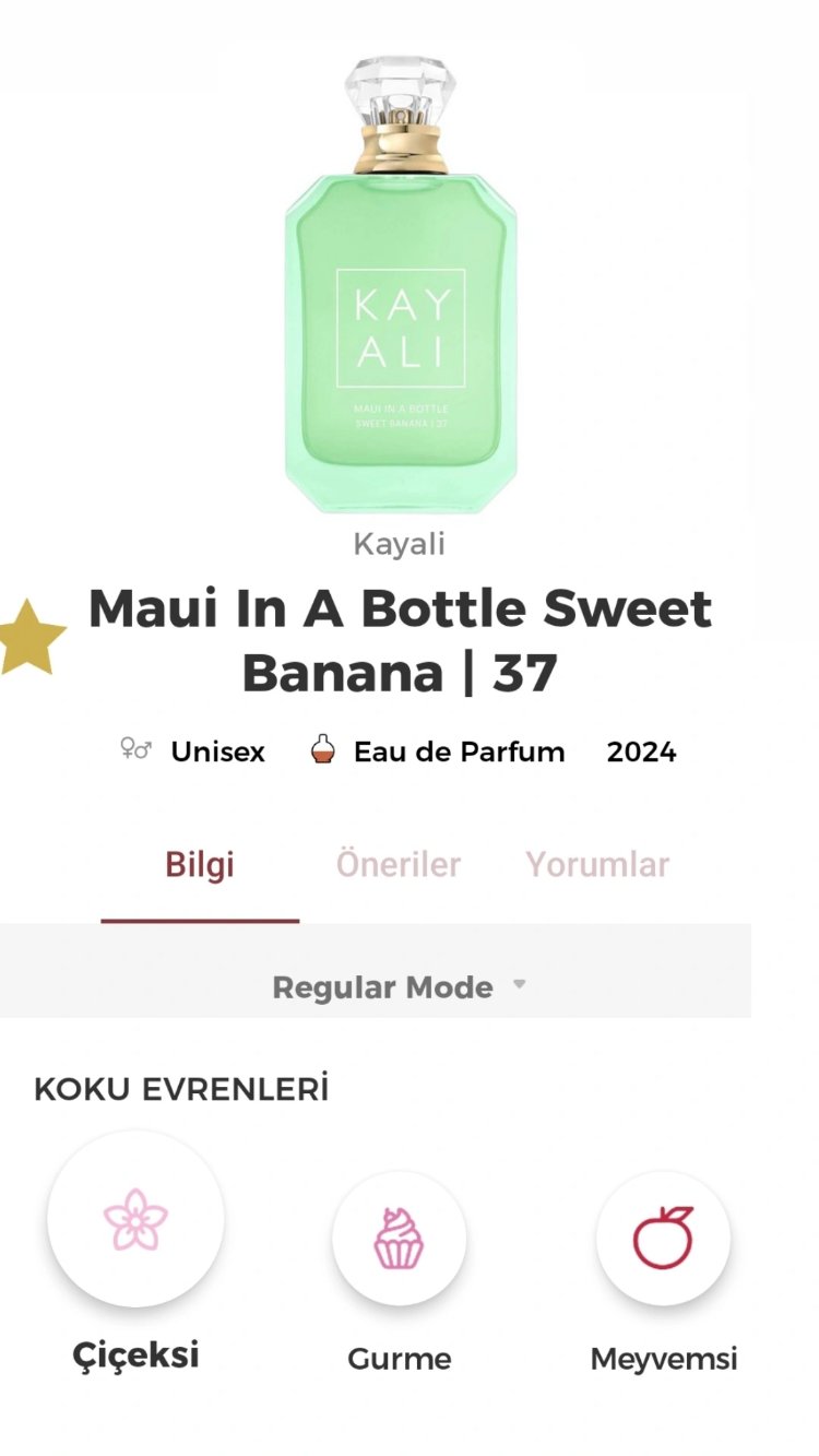 Kayali İn A Bottle Sweet Banana | 37 Edp Kadın Parfümü 100ml