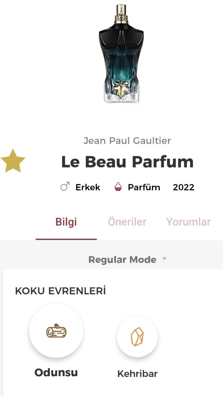 Jean Paul Gaultier Le Beau Le Parfum Edp Erkek Parfümü 125ml