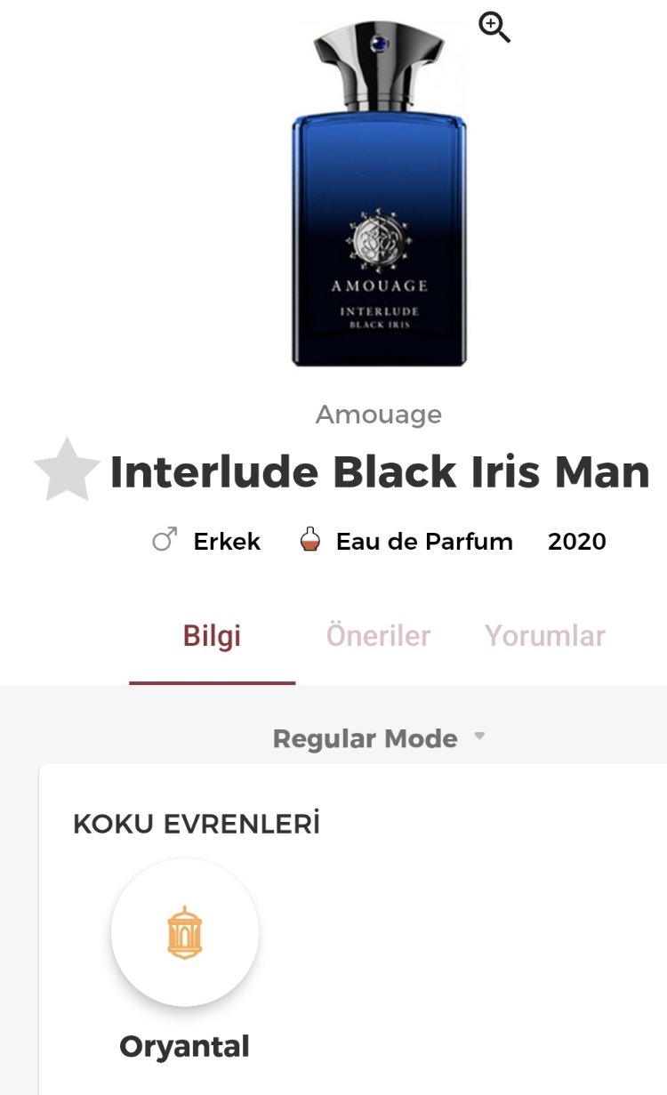 Amouage İnterlude Black İris Man Edp Erkek Parfümü 100ml
