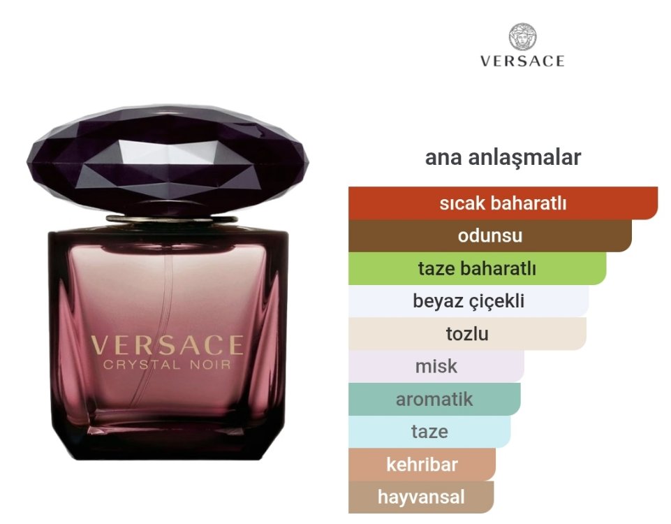 Versace Crystal Noir Edt Kadın Parfümü 90ml