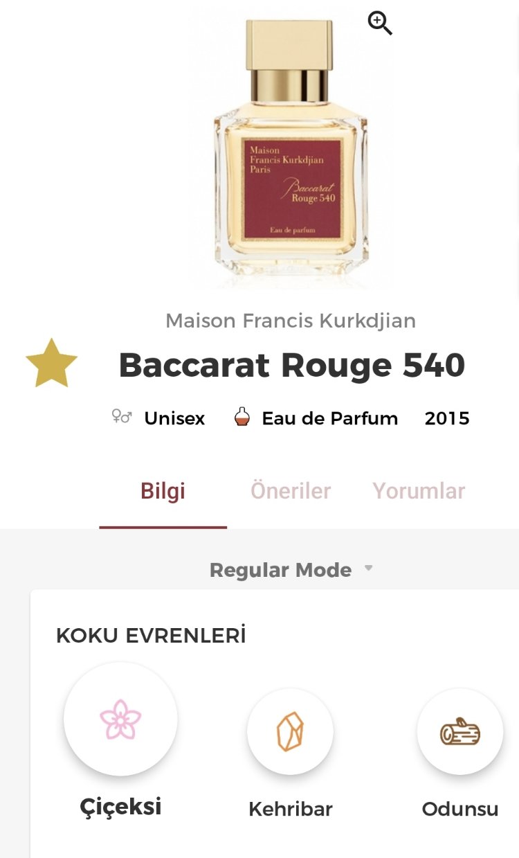 Baccarat Rouge 540 Edp Unisex 70ml