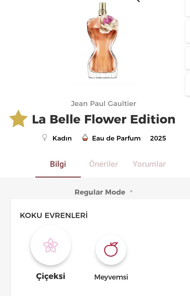 Jean Paul Gaultier La Belle Flower Edition Edp Kadın Parfümü 125ml