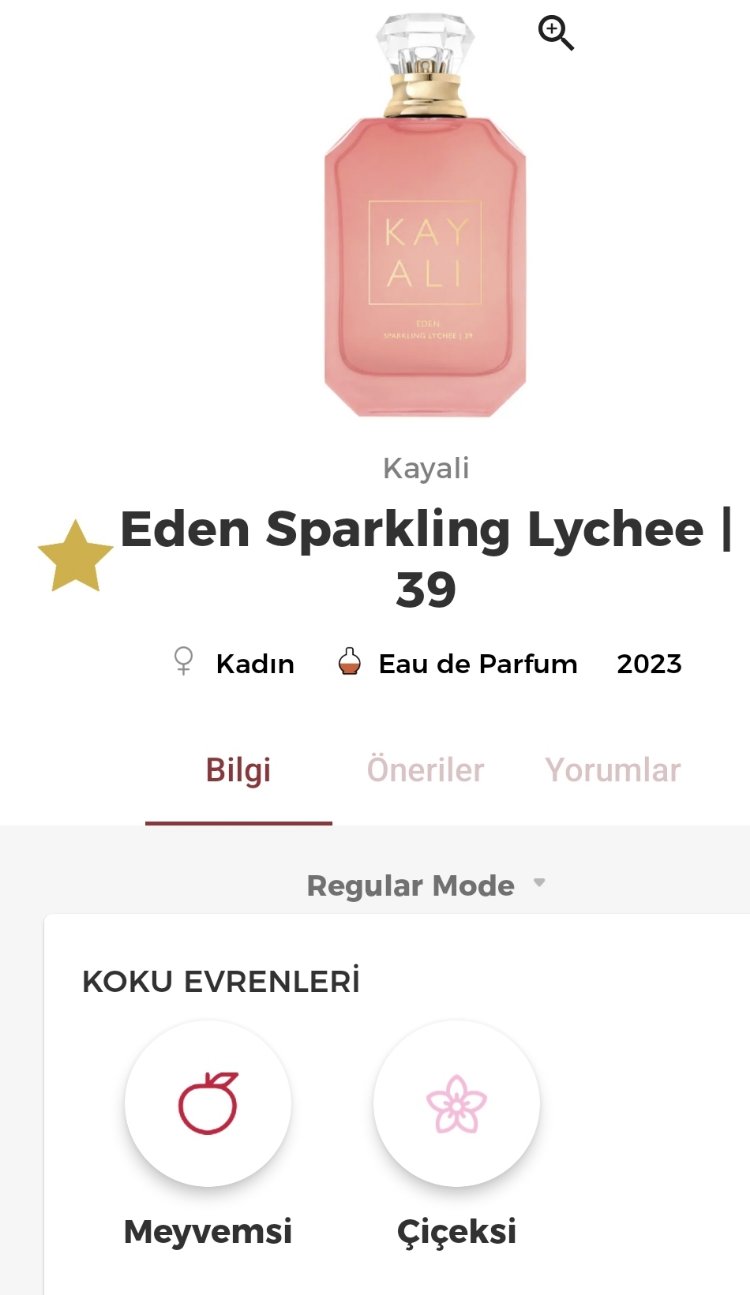 Kayali Eden Sparkling Lychee Edp Kadın Parfümü 100ml