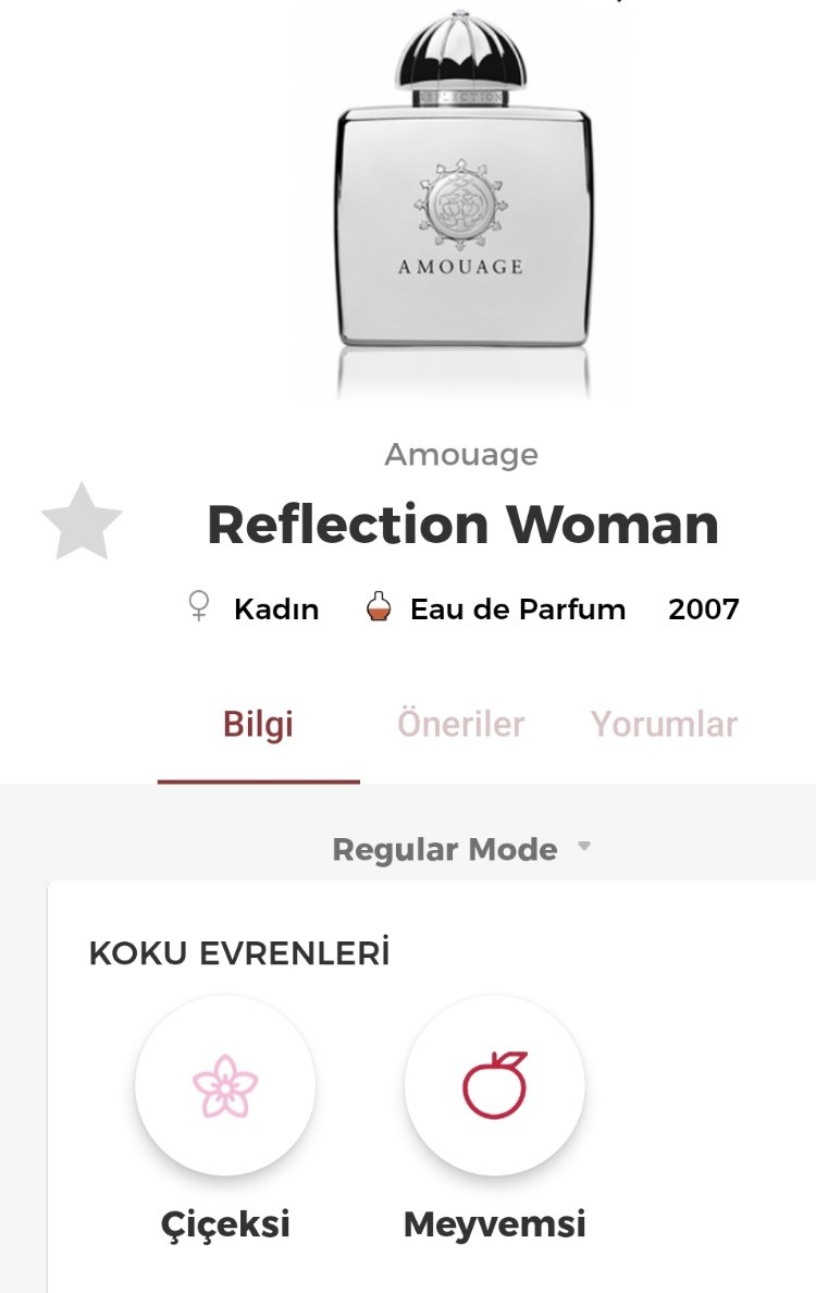 Amouage Reflection Edp Kadın Parfümü 100ml 
