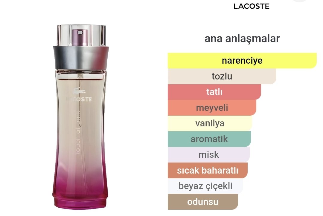 Lacoste Touch of Pink Edt Kadın Parfümü 90ml