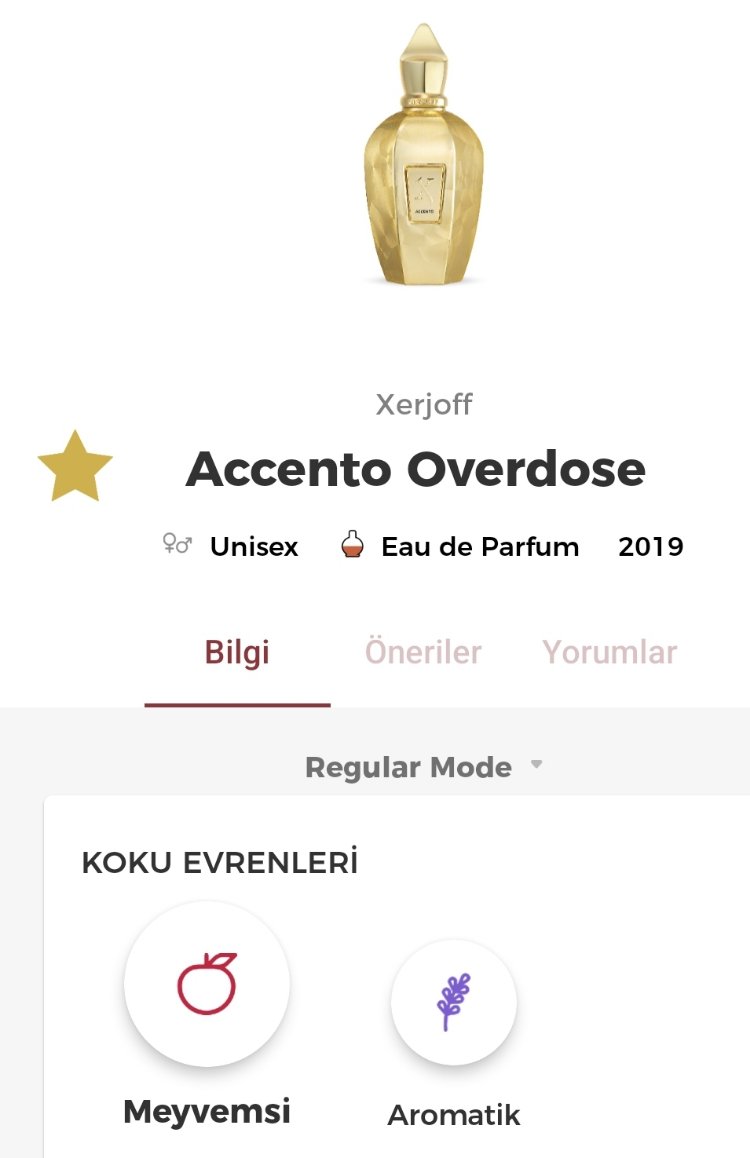 Xerjoff Accento Overdose Edp Unisex 100ml