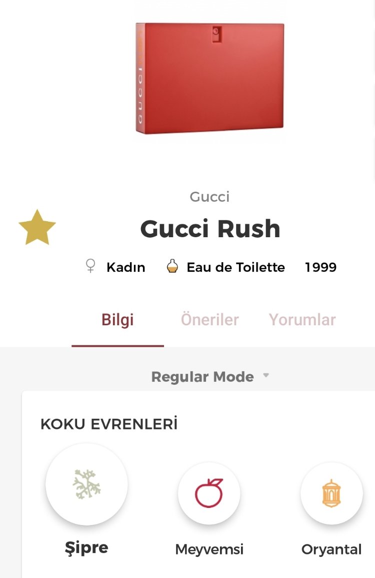 Gucci Rush Kadın Parfümü Edt 75ml