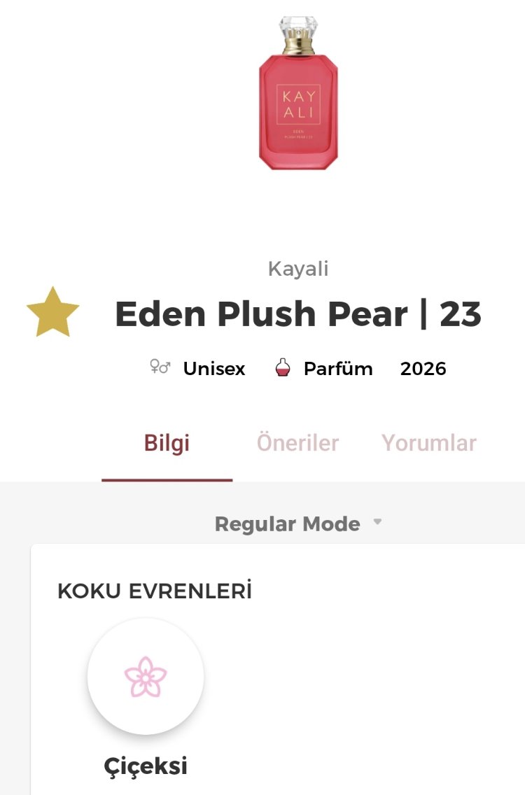 Kayali Eden Plush Pear | 23 Edp Kadın Parfümü 100ml