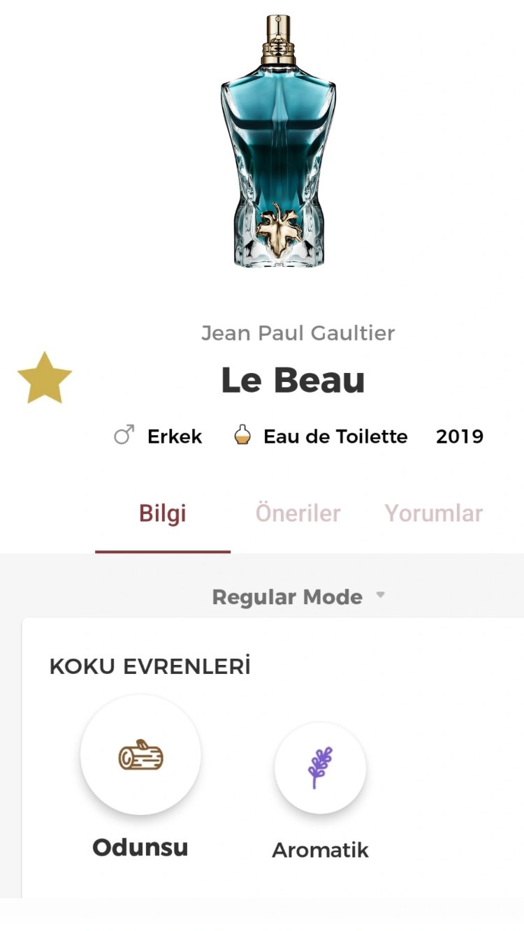 Jean Paul Gaultier Le Beau Edt Erkek Parfümü 125ml