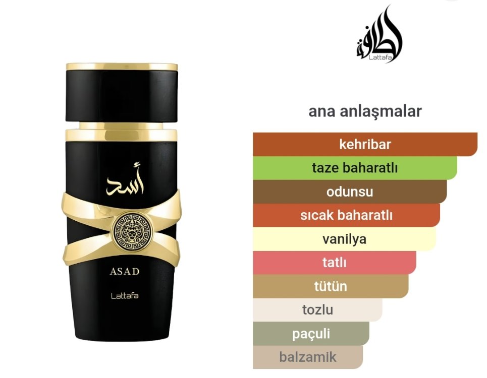 Lattafa Asad Edp Erkek Parfümü 100ml