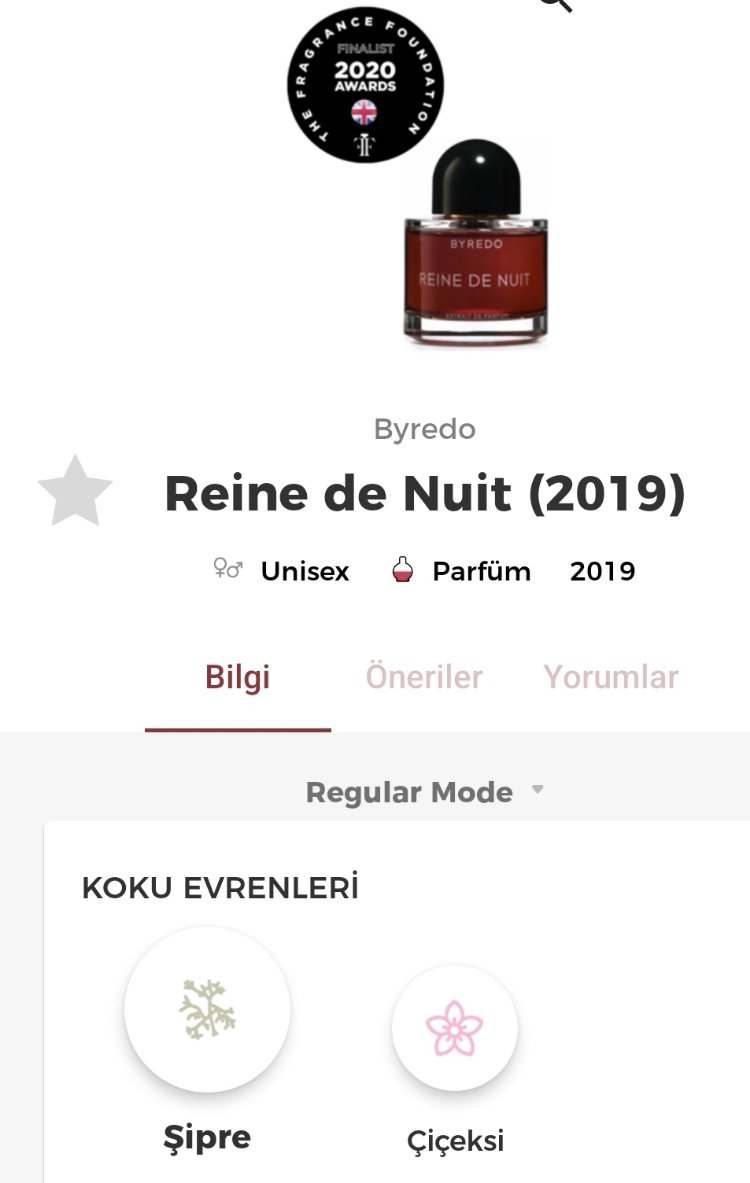 Byredo Reine De Nuit Unisex Parfüm 100ml 