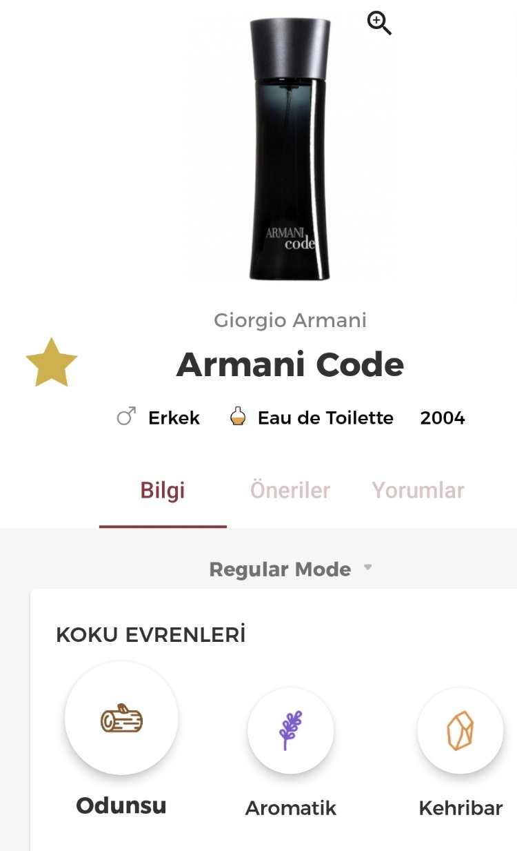 Giorgio Armani Code Pour Homme Edt Erkek Parfümü 100ml