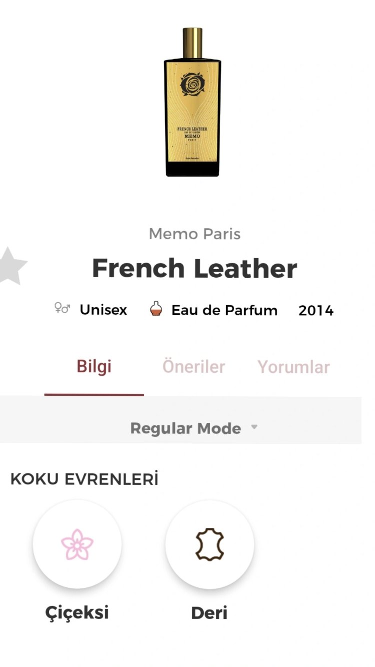 Memo French Leather Edp Unisex Parfüm 75ml 