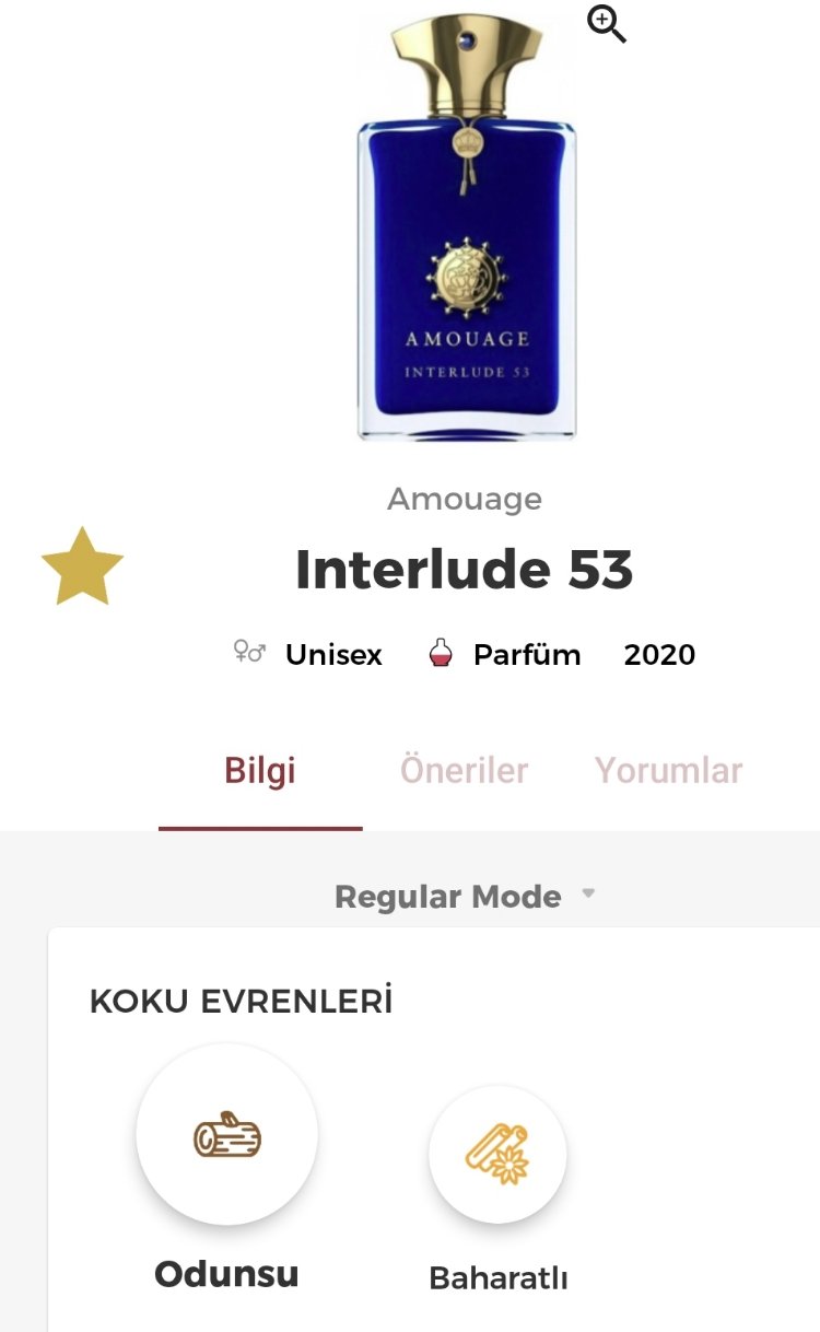 Amouage İnterlude 53 Edp Unisex Parfüm 100ml