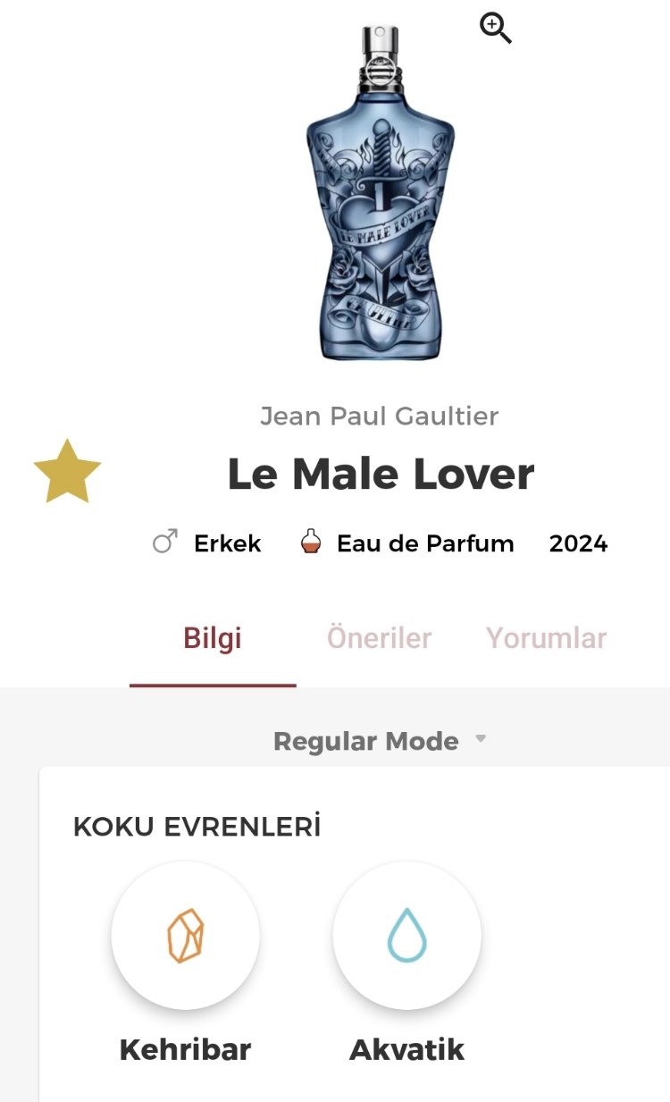 Jean Paul Gaultier Le Male Lover Edp Erkek Parfümü 125ml