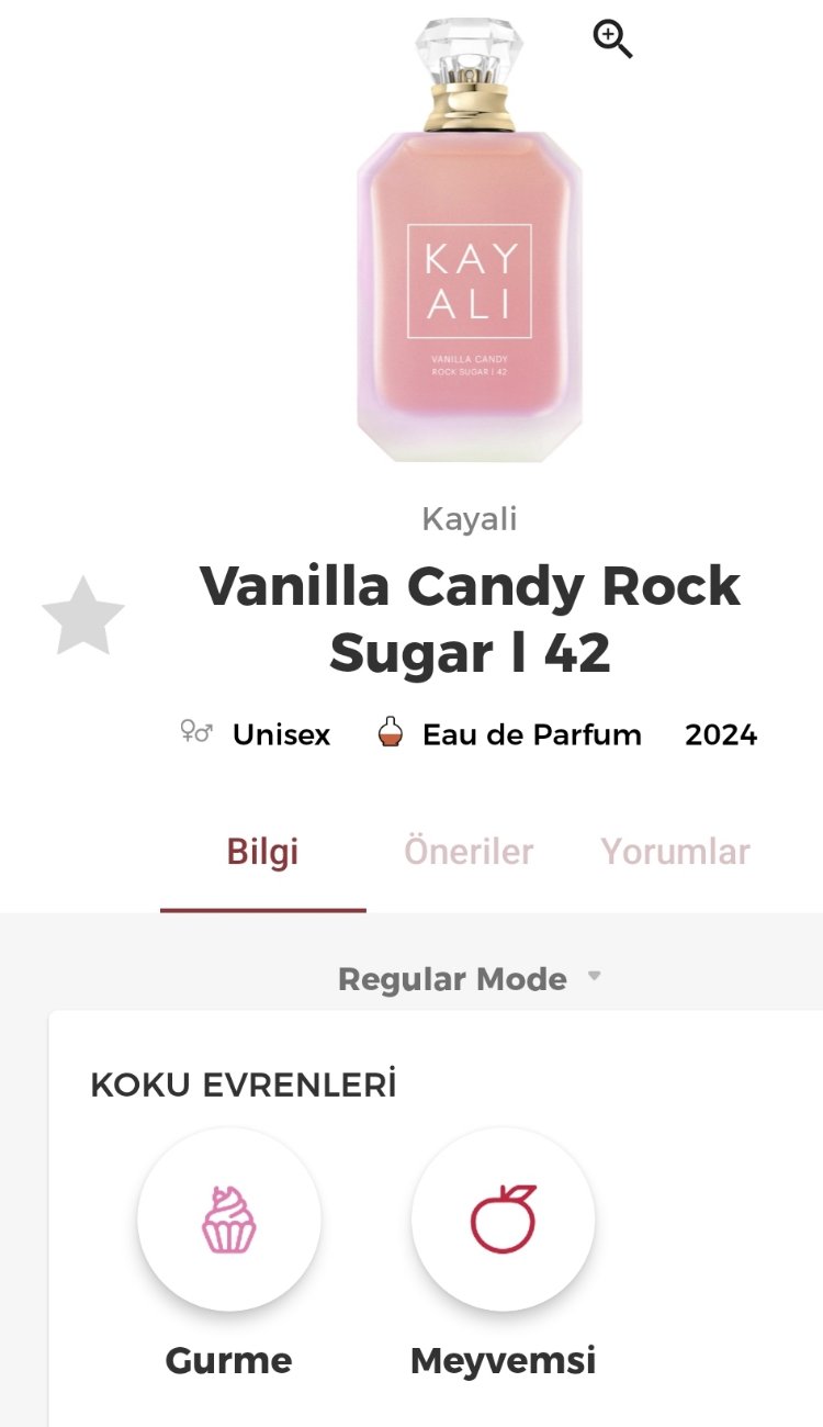 Kayali Vanilla Candy Rock Sugar | 42 Edp Unisex Parfüm 100ml