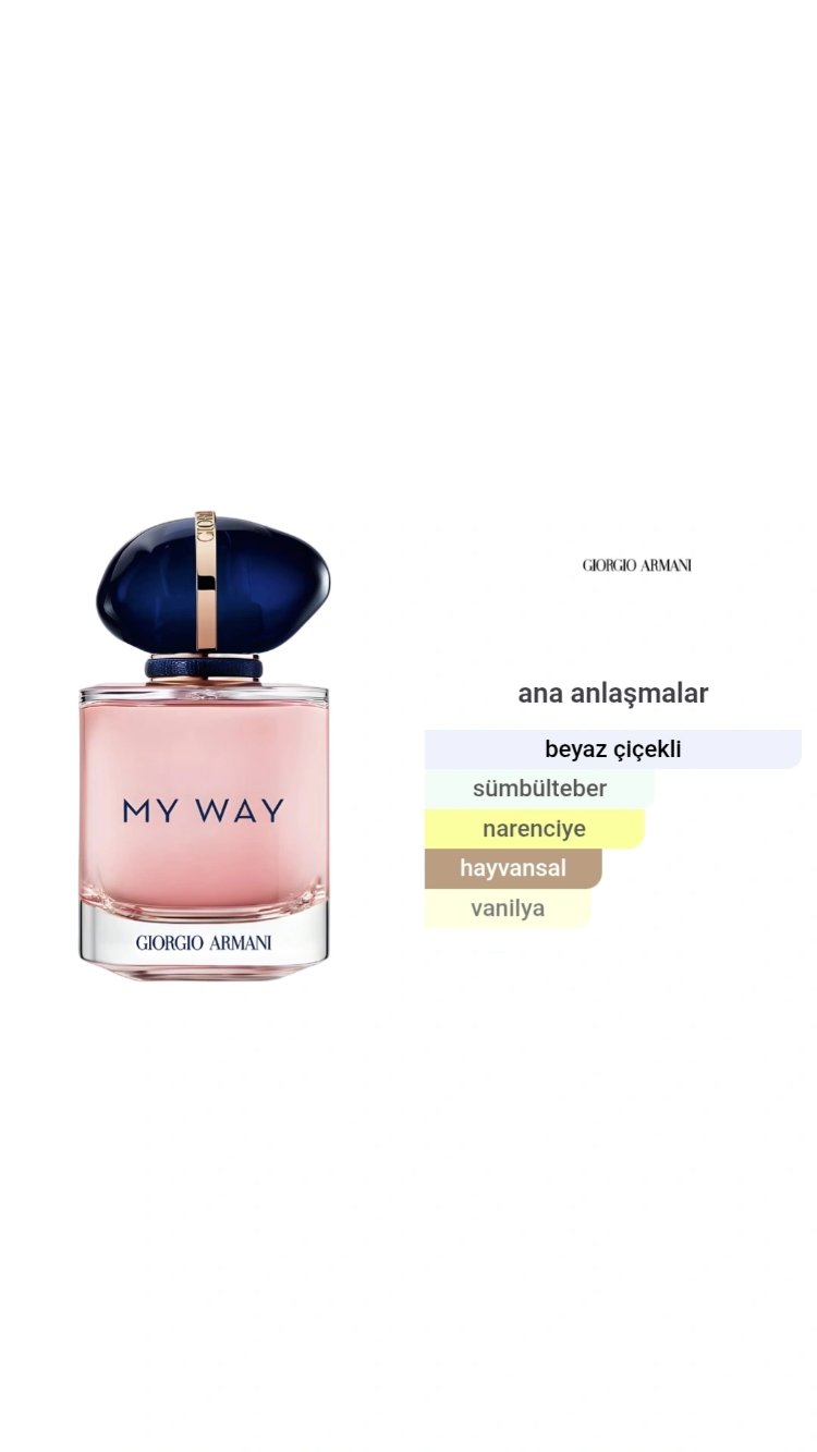 Giorgio Armani My Way Edition Nacre Edp Kadın Parfümü 90ml