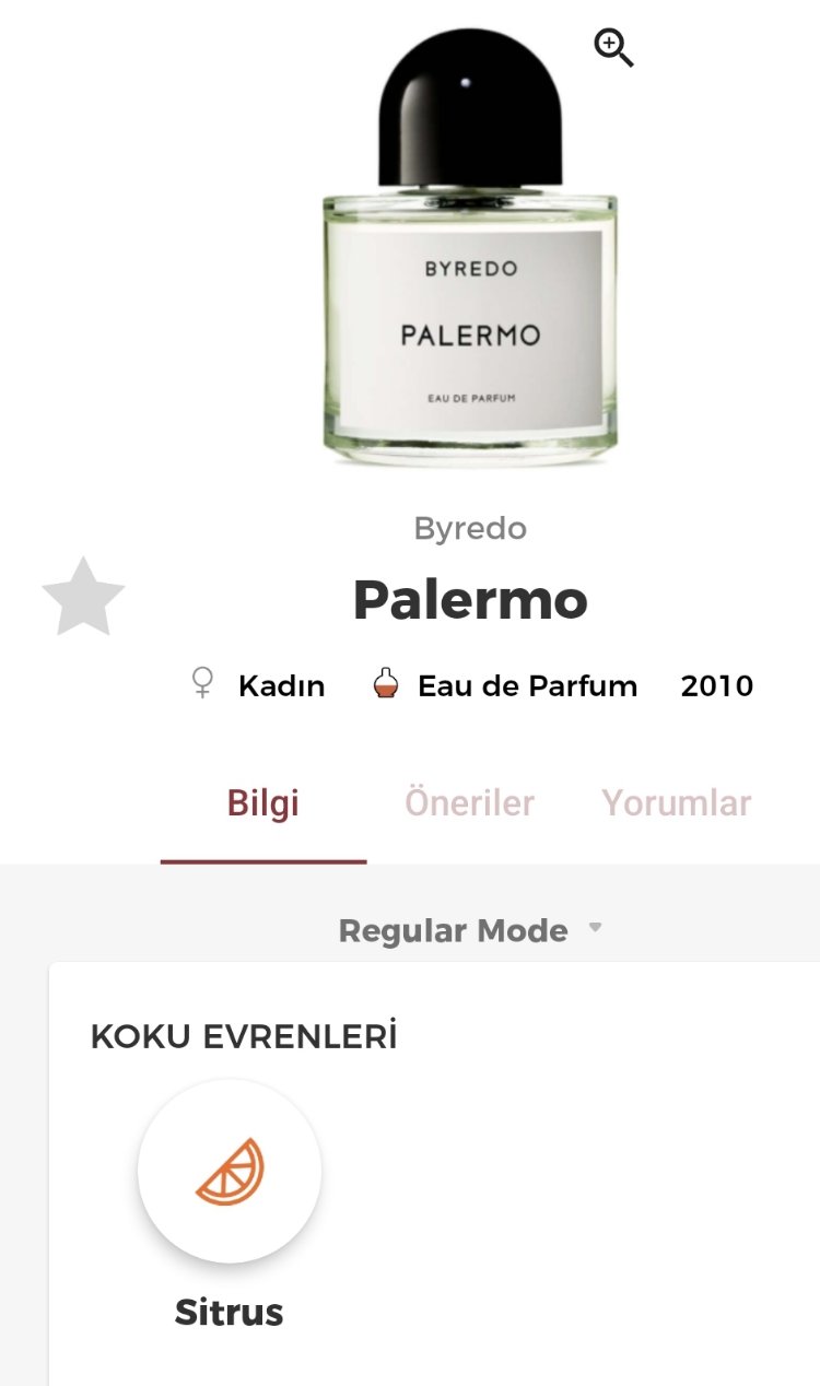 Byredo Palermo Edp Kadın Parfümü 100ml