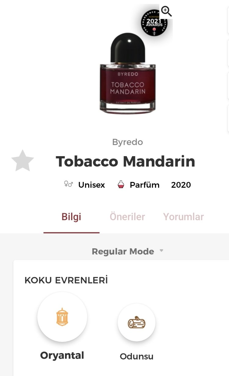 Byredo Tobacco Mandarin Unisex Parfüm 100ml 