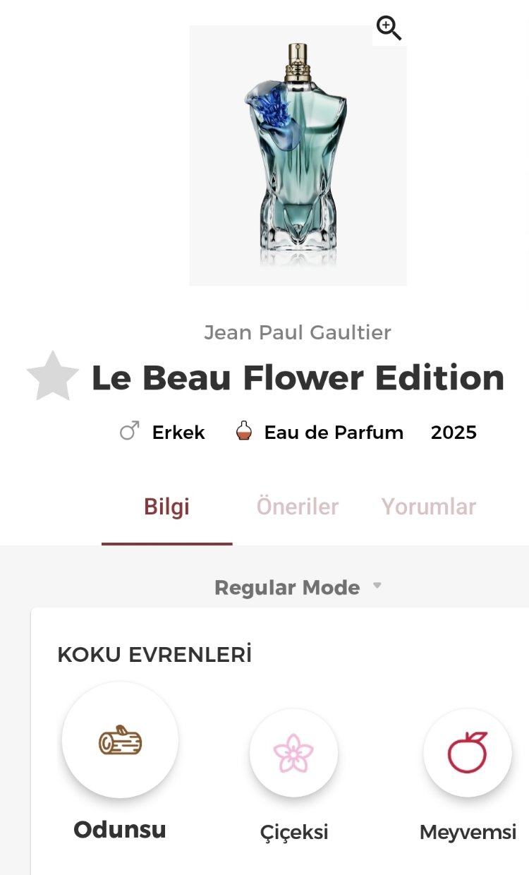 Jean Paul Gaultier Le Beau Flower Edition Edp Erkek Parfümü 125ml