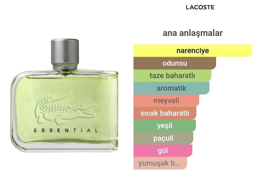 Lacoste Essential Pour Homme Erkek Parfümü Edt 125ml