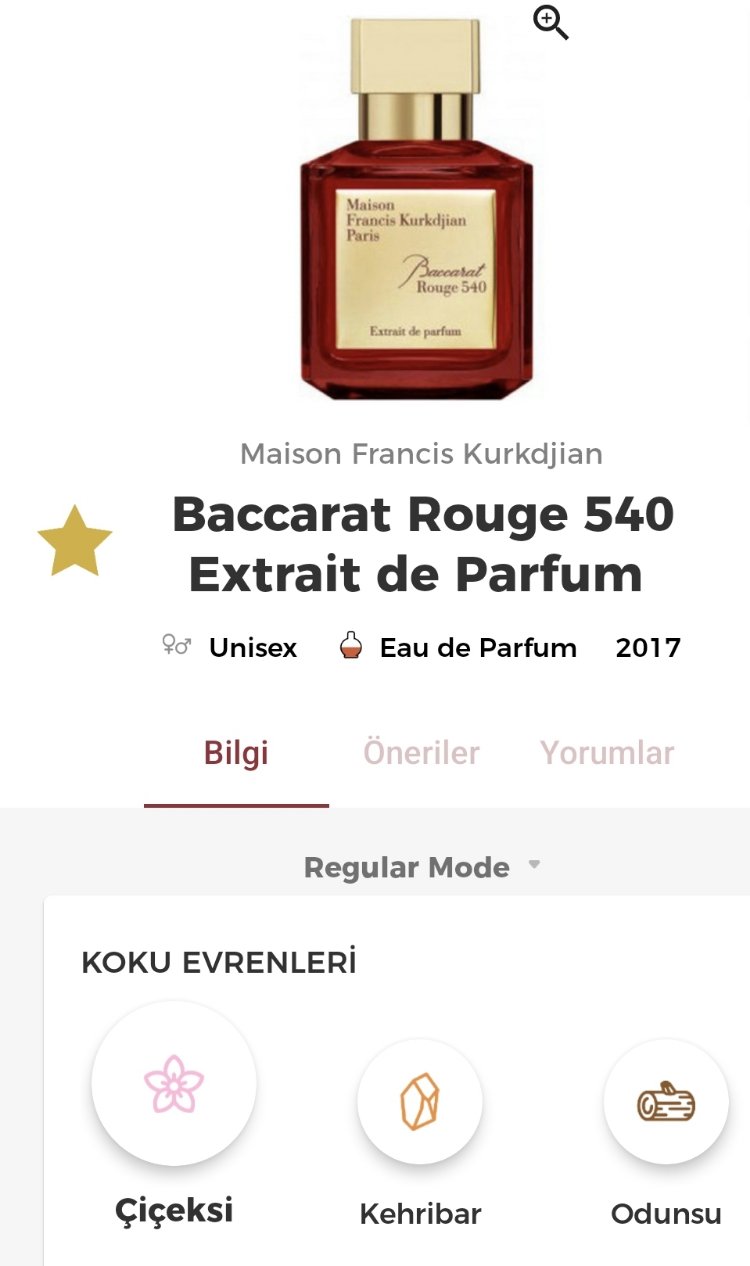 Baccarat Rouge 540 Maison Francis Kurkdjian Extrait De Parfum 70ml