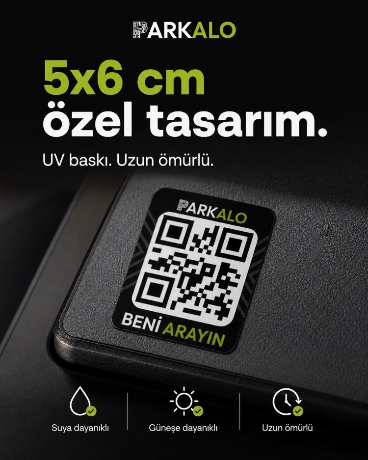 ParkALO Akıllı QR Araç Etiketi